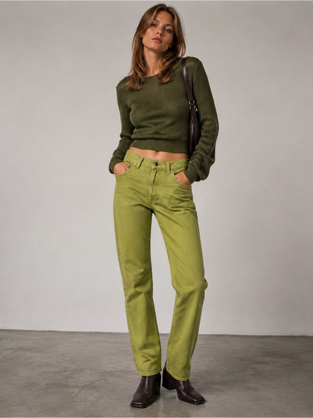 Vintage Moschino 90’s Green Jeans